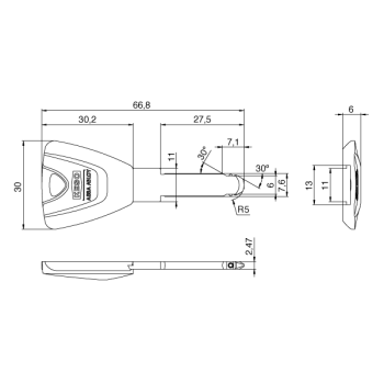 Doppelzylinder ASSA ABLOY KESO 8000 Omega² / 81.F15 Ultra